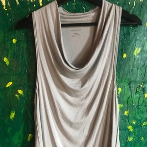 Cowl neck tank top